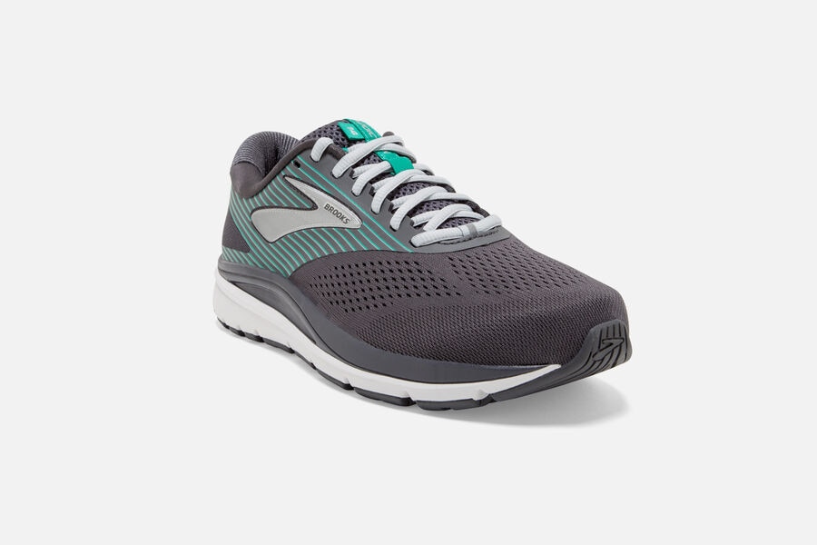 Brooks Running Shoes - Addiction 14 Road Womens - Grey - NER-580143